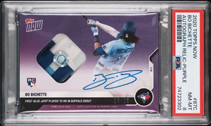 Bo Bichette 2020 Topps NOW Auto Game Used Base Rookie RC Autograph Purple #/25 - Imagen 1 de 2