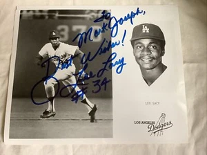 Lee Lacy 8" x 10" Signed Photograph - Dodgers - Picture 1 of 1