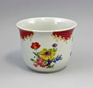 9986294 Porzellan-übertopf Floral Decoration Lindner Bavaria H10cm - Picture 1 of 1