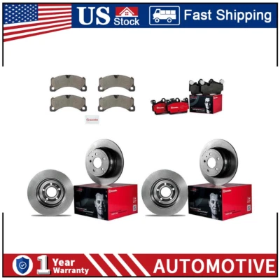 Kit de rotores de freno y pastillas de freno de cerámica PZ para Porsche Cayenne 2013 Foto 1 de 2