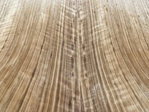 Walnut FIGURED wood veneer 48"x 96" with peel stick PSA adhesive 4' x 8' x 1/40" - Picture 1 of 9