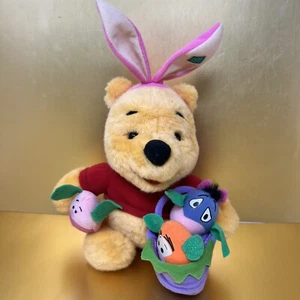 Winnie The Pooh & Friends Easter Bunny Plush Stuffed Animal Toy 1999 Mattel 9" - Picture 1 of 24
