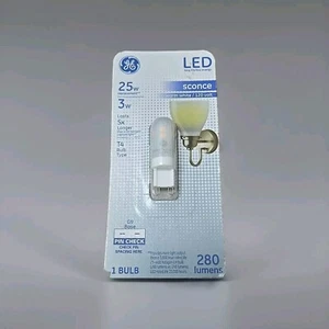 Ge T4 Soft White G9 Light Bulb, 3" X 0.75", 3 W - Picture 1 of 3