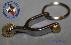 Miniature Spur Key chain with spinning Rowel, Texas, Cowgirl, Western - Picture 1 of 1