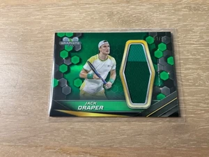 2024 Topps Graphite Tennis Jack Draper Event Used Relic Green /75 SP - Picture 1 of 2