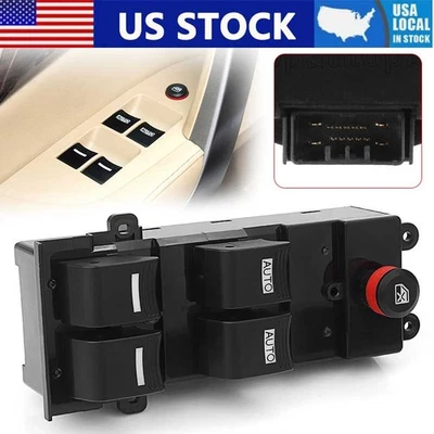 Interruptor de control maestro de ventana eléctrica de puerta para Acura MDX 35750-STX-A01ZA 2007-2013 Foto 1 de 4