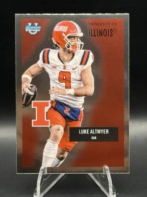 2025 Bowman University Chrome - 1955 Bowman Football Luke Altmyer #55AV-7 (RC) - Image 1 of 3