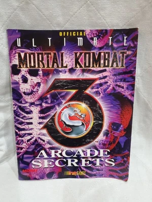 Official Ultimate Mortal Kombat 3 Arcade Secrets Brady Games *One Torn Page* - Image 1 of 4