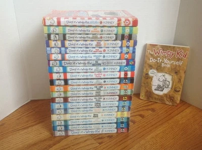Lot 20 DIARY OF A WIMPY KID Paperback Books by Kinney 1-19 + Do It Yourself  VGC - Image 1 of 2