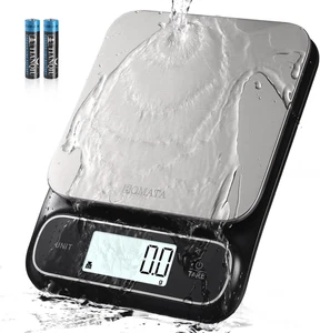 BOMATA wasserdichte IPX6 Küchenwaage, 0,1 G/0,01 Oz hohe Präzision, 5 kg/11 Pfund, - Bild 1 von 16