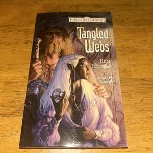Tangled Webs Bk2 Starlight Forgotten Realms WotC 1996 1st Elaine Cunningham - Picture 1 of 2