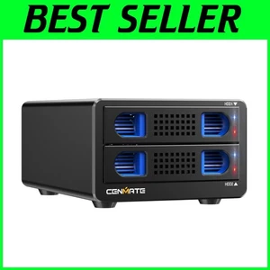 Tool-Free Installation, Aluminum Dual Bay Enclosure - Picture 1 of 11