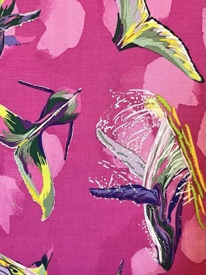 Free Spirit Migration Pink Fat Eighth 9x21 - Image 1 of 2