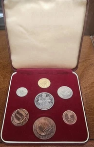1955 BRITISH CARIBBEAN TERRITORIES - OFFICIAL PROOF SET (7) - ROYAL MINT - RARE! - Picture 1 of 6