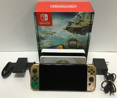 MA3) Nintendo Switch OLED The Legend of Zelda: Tears of the Kingdom Edition 64gb - Image 1 of 4
