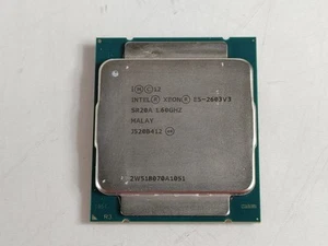 Lot of 5 Intel Xeon E5-2603 v3 1.6 GHz LGA 2011-3 Server CPU Processor SR20A - Picture 1 of 6