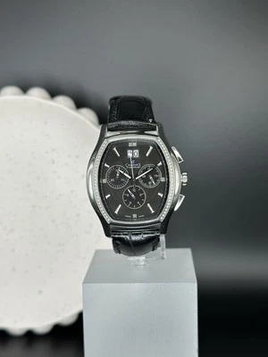 Reloj Charmex Of Switzerland Hombre, Cronógrafo, Cristal de Zafiro, Correa de Cuero Foto 1 de 4