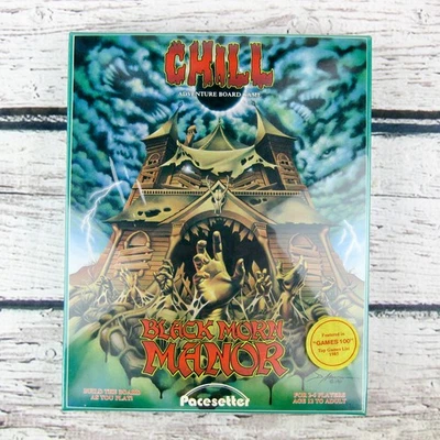 Chill Black Morn Manor Adventure Board Game Pacesetter 1985 NEW SEALED - Image 1 of 4