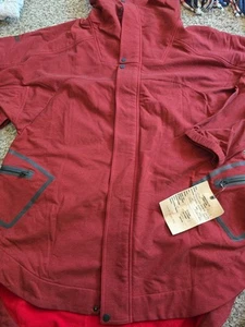 DYNE Menswear Full-Zip Lightweight Jacket Size Med Red Anorak. OC - Picture 1 of 12