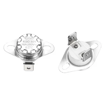 KSD301 Thermostat 85℃/185°F 16A  N.C Temperature Switch 2 Pcs - Image 1 of 4