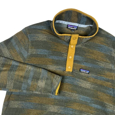 Suéter Jersey Patagonia Fleece Para Hombre XL Micro D Snap-T Semillas Nativas Aztecas Foto 1 de 4