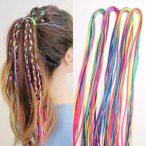 32Pcs Colorful Hair Wrap String For Braids Hair Accessories Hair Rope Band - USA - Picture 1 of 4