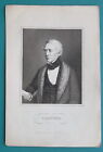 FRIEDRICH VON RAUMER Scientific Historian & Professor - 1840s Portrait Print