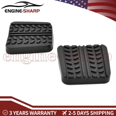 2Pcs Brake Clutch Pedal Pads Cover For Mazda RX-7 323 626 929 B2000 B2200 B2500 Foto 1 de 4
