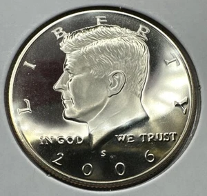 2006-S Kennedy Half Dollar 50cent Piece Proof Coin from US Mint Proof Set. - Picture 1 of 7