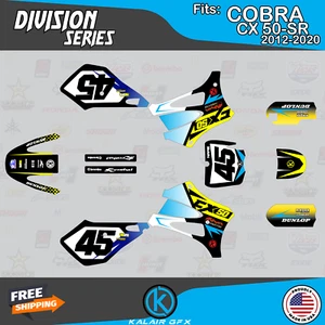 Graphics Kit for Cobra CX-50 SR (2012-2020) CX50 SR  DIVISION-yellow - Picture 1 of 6