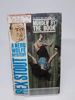 MURDER BY THE BOOK Rex Stout Nero Wolfe Bantam 2nd Printing 1963 - Image 1 of 4