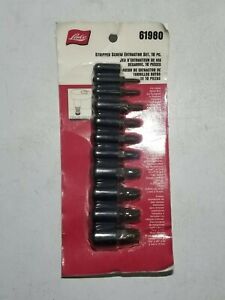Lisle 10pc Stripped Screw/ Bolt Extractor Set with holder #61980