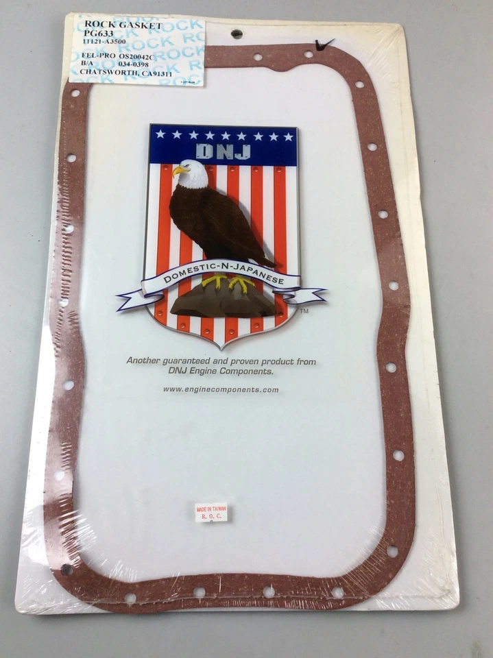Juego de juntas de cárter de aceite DNJ PG633 para 68-89 Nissan 510 1,6 L 2,4 L L4 SOHC 8v L16 L18 Foto 1 de 2