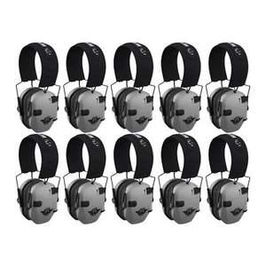Walkers Razor Electric Slim Talk to Me Goose Grey Earmuffs 10 Pack - Picture 1 of 7