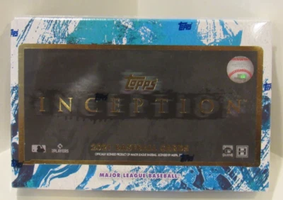2021 Topps Inception Baseball Factory Sealed Box 1 Autograph Card Per Box - Image 1 of 3