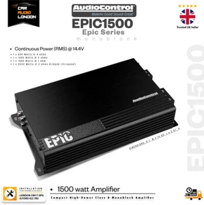 AudioControl EPIC1500 1500W Monoblock Class-D Car Amplifier - Bass Boost - Picture 1 of 7