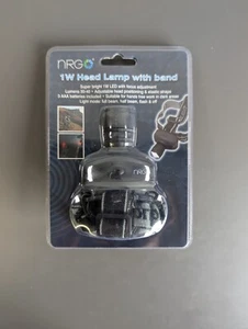1w Stirnlampe mit Stirnband, Arbeit, Angeln, Höhlen, Spaziergänge, Radfahren - mit Akku - Bild 1 von 2