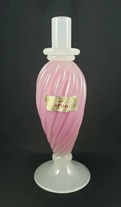 Archimede Seguso (Murano) Bottle Candlestick - Rose and White Alabaster Swirl - Picture 1 of 6