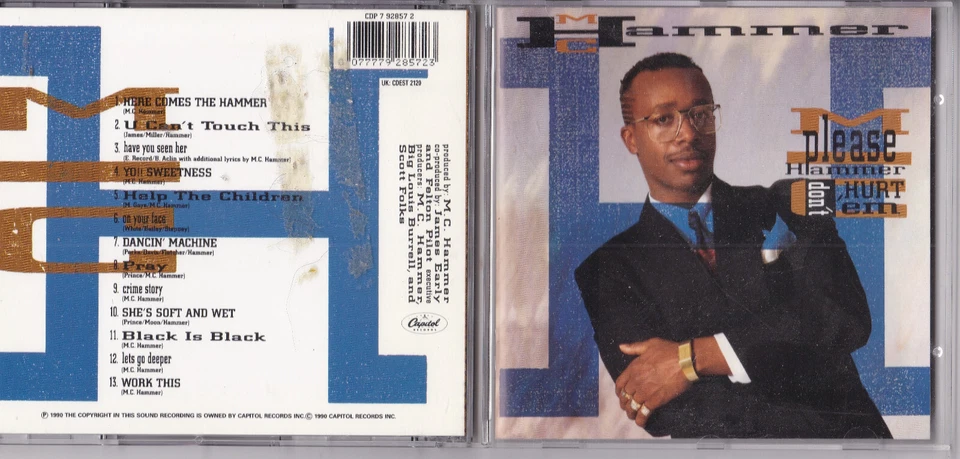 M.C. Hammer -Please Hammer Don't Hurt 'Em- CD Capitol Records near mint - Bild 1 von 1