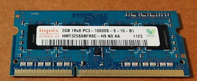 Hynix - 2gb RAM Module - for MacBook Pro PC3-10600S HMT325S6BFR8C - Ships Free - Image 1 of 2