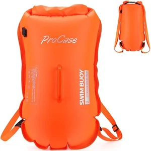 ProCase Swim Buoy Backpack, 35L Swimming Bubble Safety Float Waterproof Dry B... - Picture 1 of 8