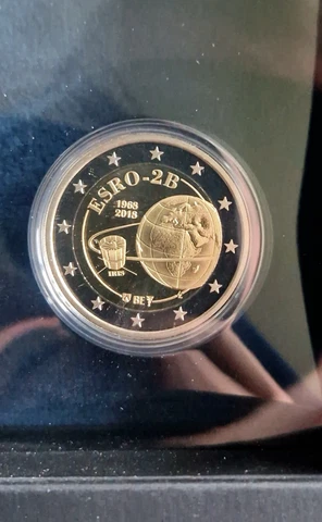 RARE SET - ESRO 2€ proof - only 500 pieces! Cover