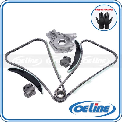 Kit de cadena de distribución bomba de aceite para 03-09 Ford Fusion Mazda 6 Mercury Lincoln 3,0 L Foto 1 de 4