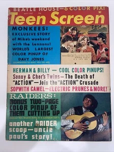 Teen Screen Magazin Mai 1967 Beatles Monkees Raiders Sonny Cher Hermans Hermits - Bild 1 von 8