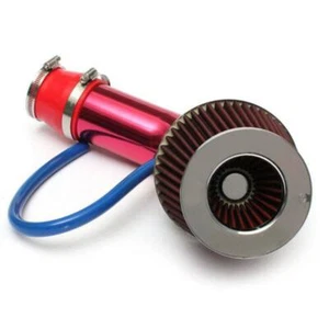 Kit de tubería de manguera de flujo de inducción de aluminio filtro de automóvil de 3" de admisión de aire frío con kit de abrazaderas - Imagen 1 de 10