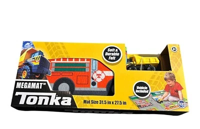 Camión Megamat Tonka fieltro suave duradero 31,5 X 27,5 nuevo Foto 1 de 2