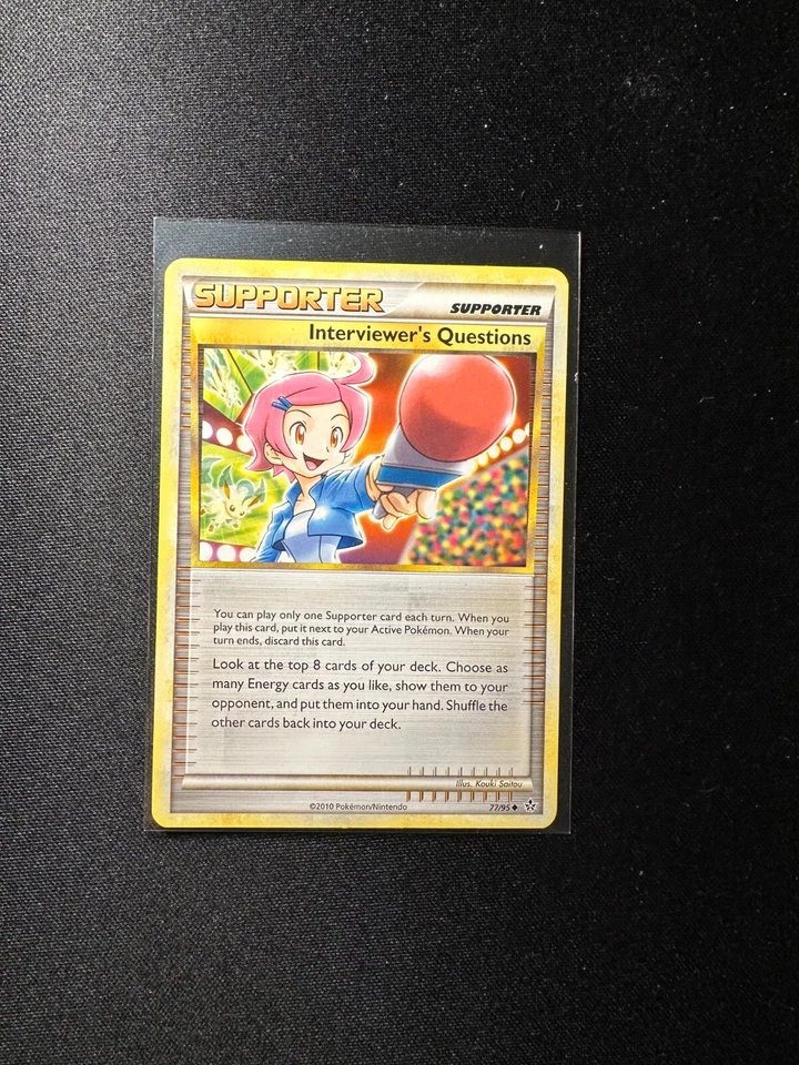 Interviewer's Questions - 77/95 - Uncommon HGSS - Unleashed NM Pokemon Card - Image 1 of 1