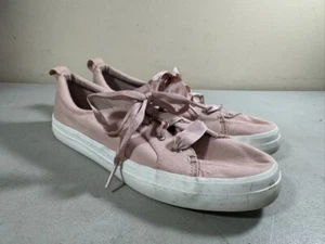 Zapatillas deportivas Sperry para mujer talla 8 Crest Vibe satinado encaje rosa STS82464 - Imagen 1 de 5
