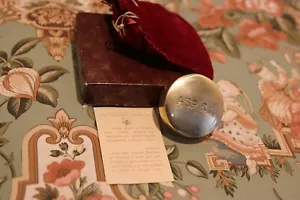 Espositore medico vintage aspirina ottone massiccio fuso unico da collezione nuovo con scatola - Foto 1 di 2
