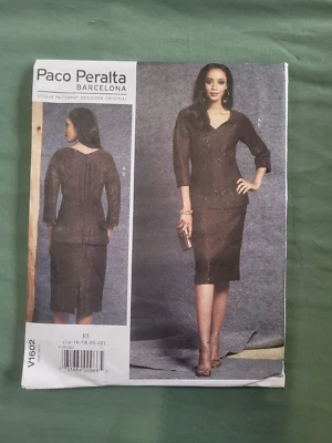 Sizes 14-22 Vogue Sewing Pattern V1602 Paco Peralta Barcelona 2016 UNCUT - Image 1 of 4